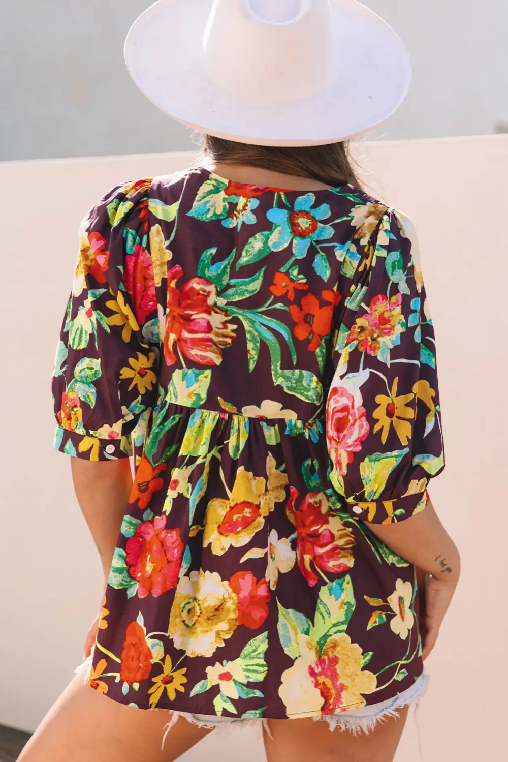Floral Embroidered Blouse