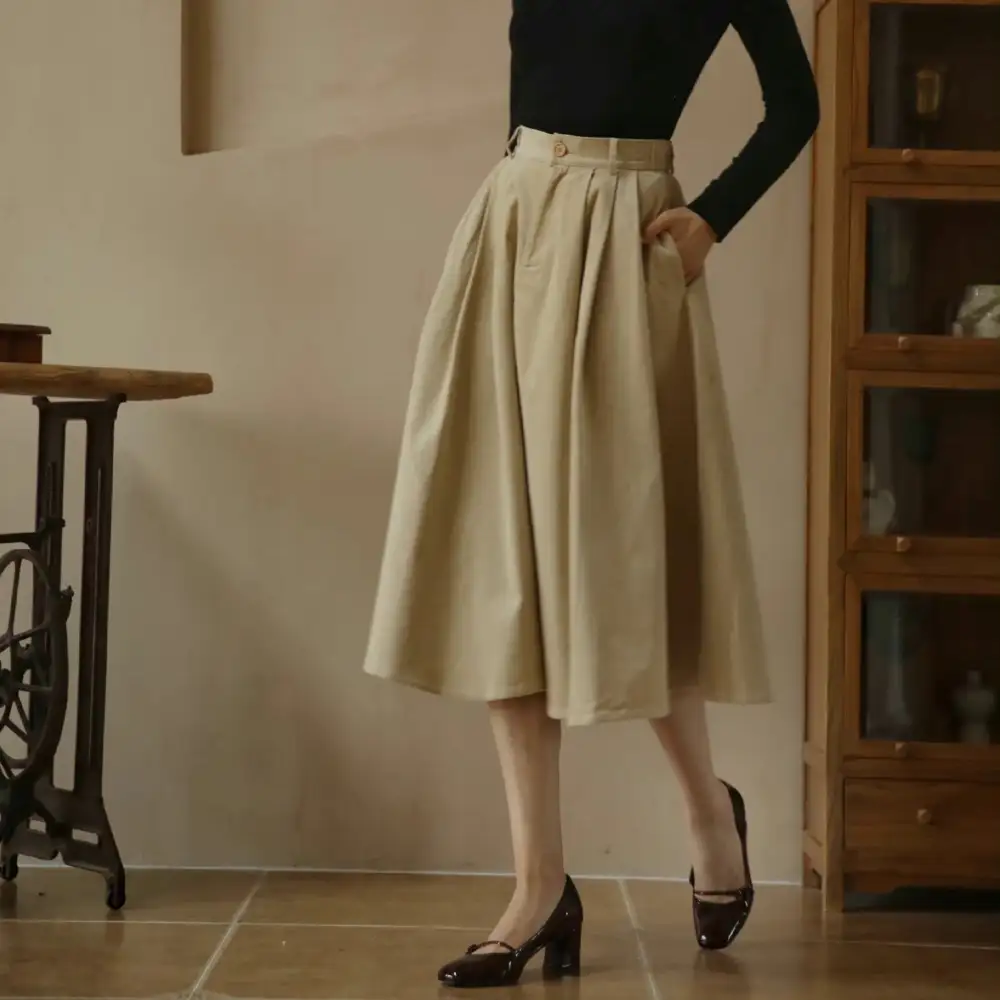 Airy Boho Everyday Casual Cotton Skirt
