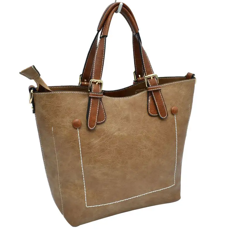 Tote Vegan Leather Shoulder Bag