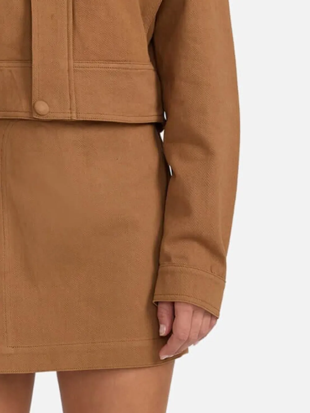 Drop Shoulder Lapel Jacket