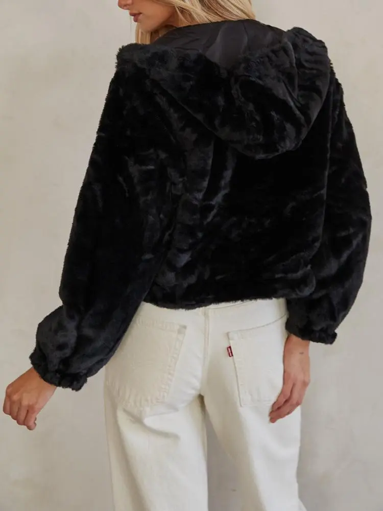 Reversible Faux Fur Jacket