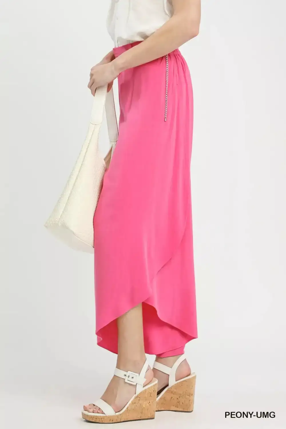 Everyday Flowy Asymmetrical Hem Wide Leg Pants