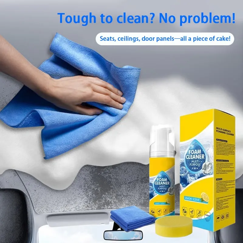 Car Interior Foam Cleaner – No-Rinse Formula