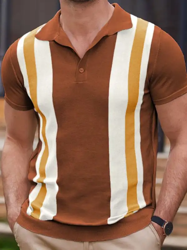 Everyday Striped Short Sleeve Shirt