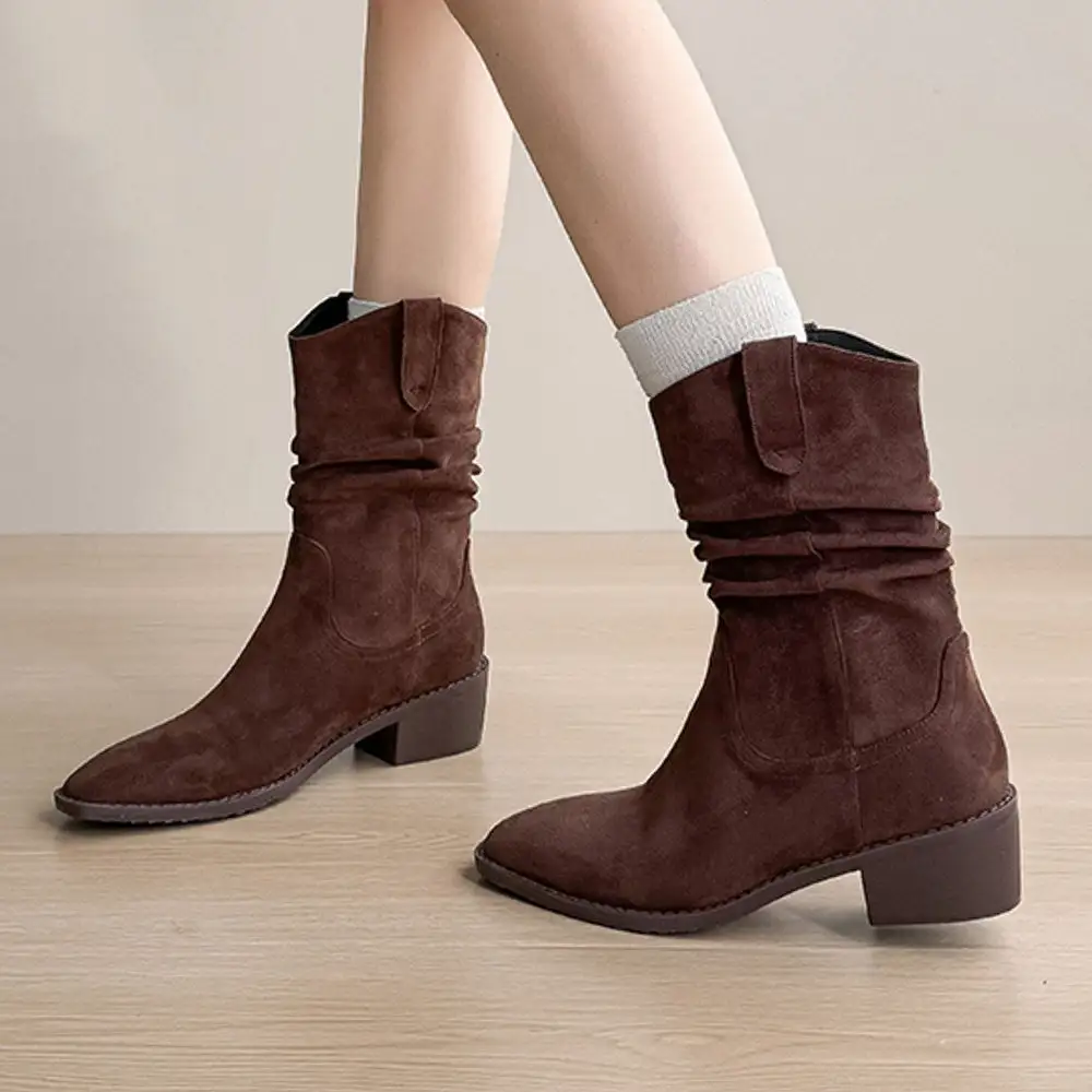 Midnight Paris Slouch Boots