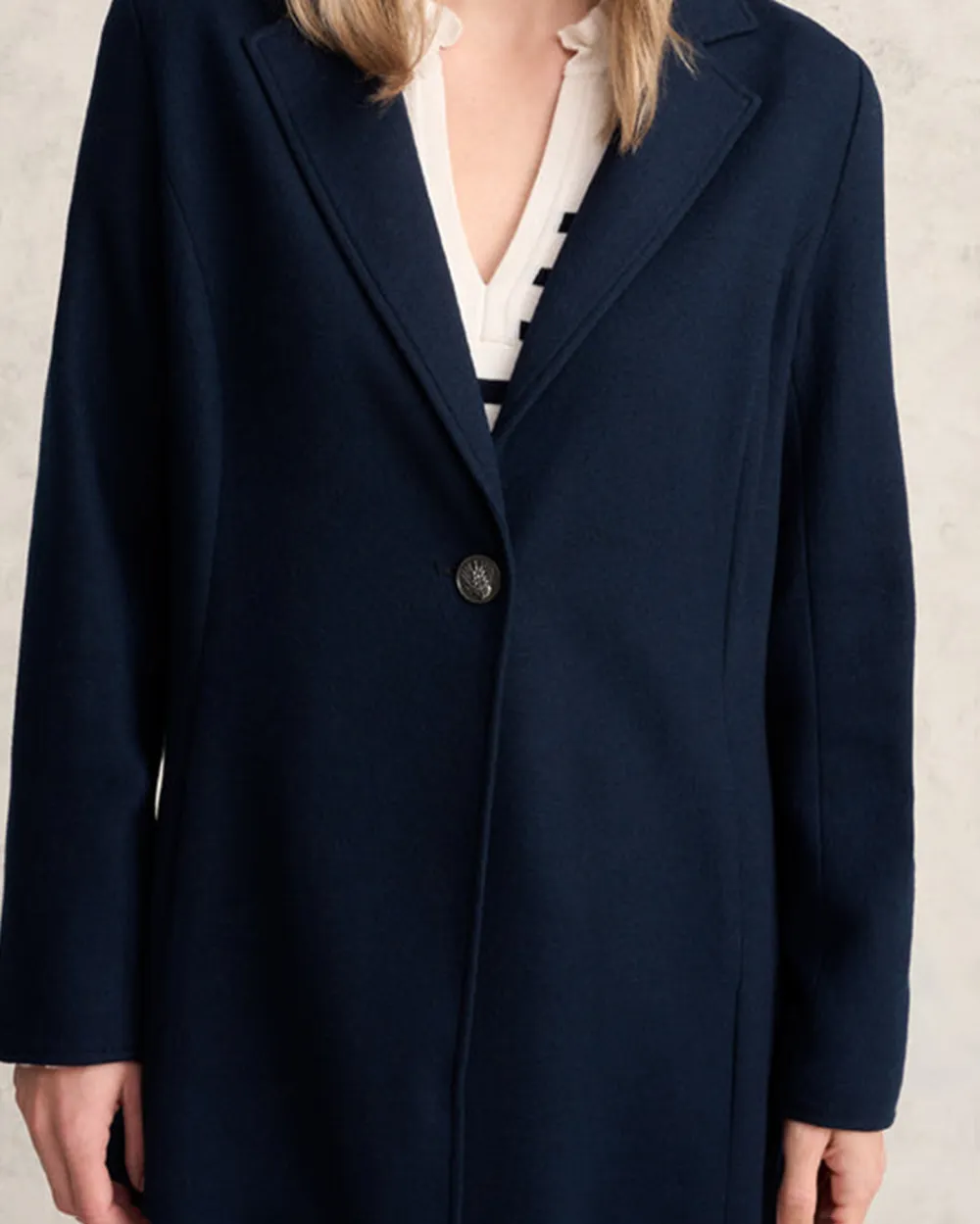 Wool Slight Stretch Coatigan