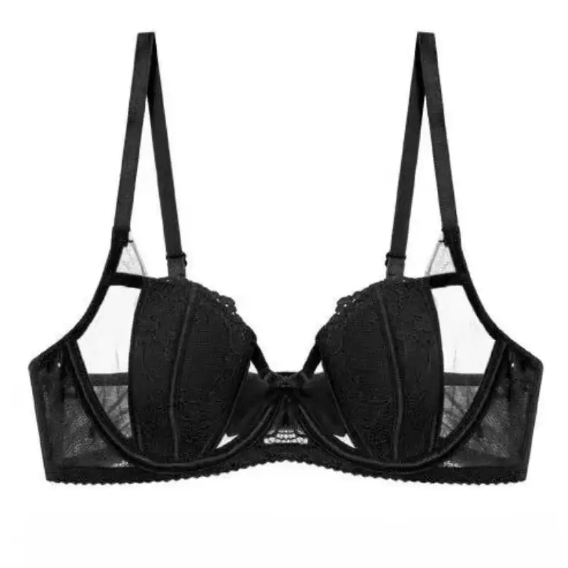 Lace Push-Up Bra with Bow Detail
