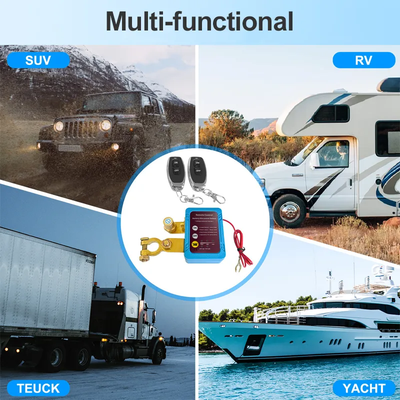 🚗 Remote Car Battery Disconnect Switch for Stored Vehicles