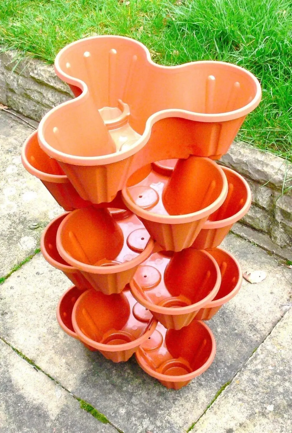 (Store Closing Sale) Stand Stacking Planters Strawberry Planting Pots