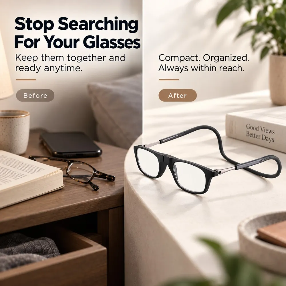 Magnetic Neck-Hanging Reading Glasses