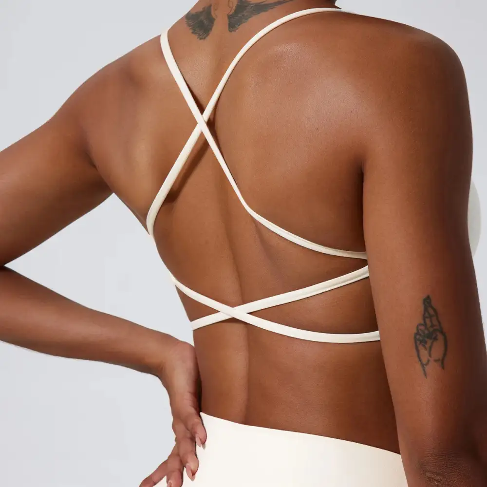 Sports Bra with Slim Straps