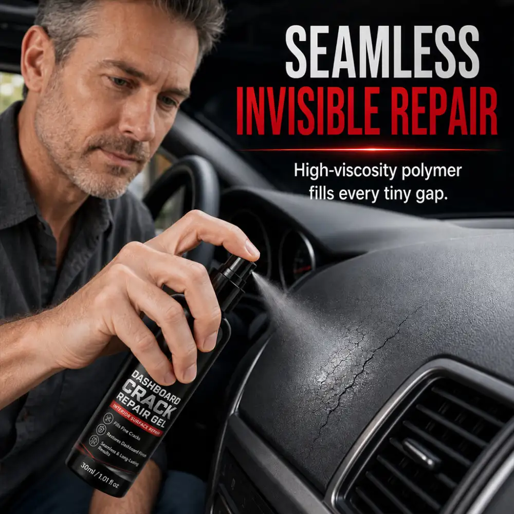 Automotive dashboard crack repair adhesive, dashboard fine crack filling and repair agent