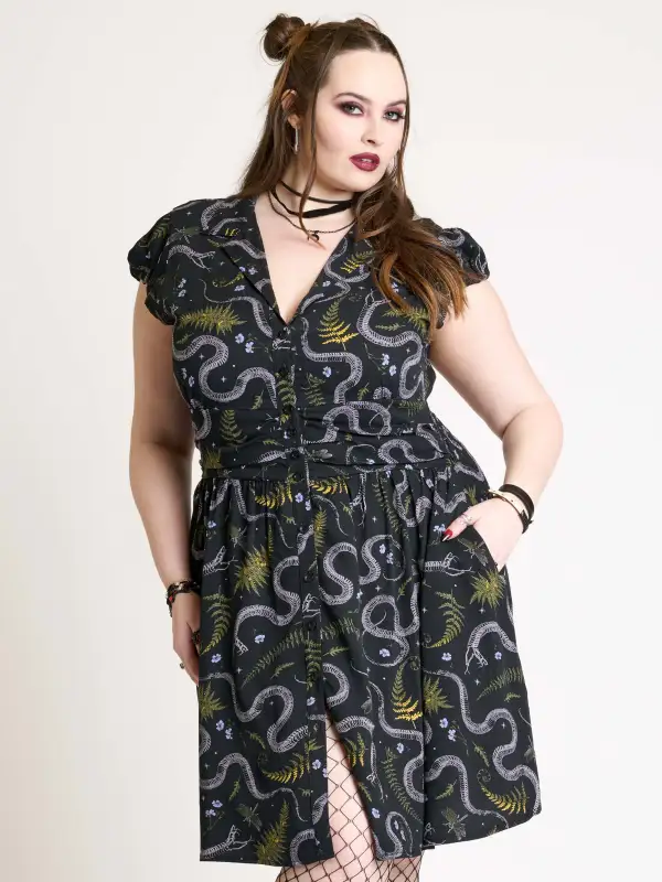 Floral Snake Dress