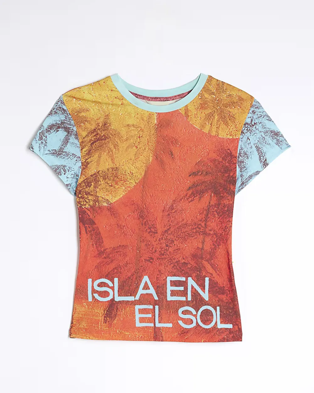 Pure Cotton Art Creative Slim Short Sleeves