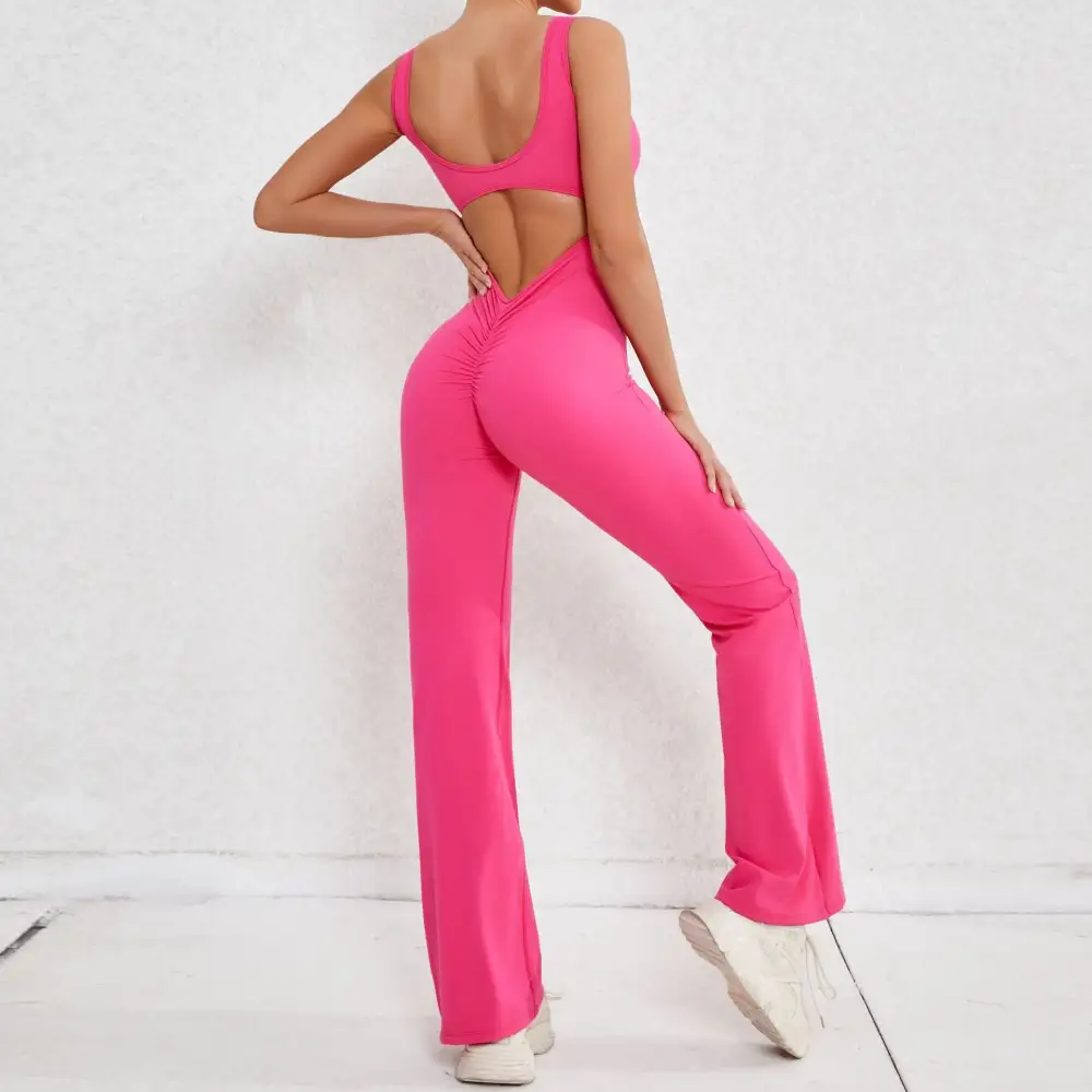 Flared Studio Yoga Jumpsuit