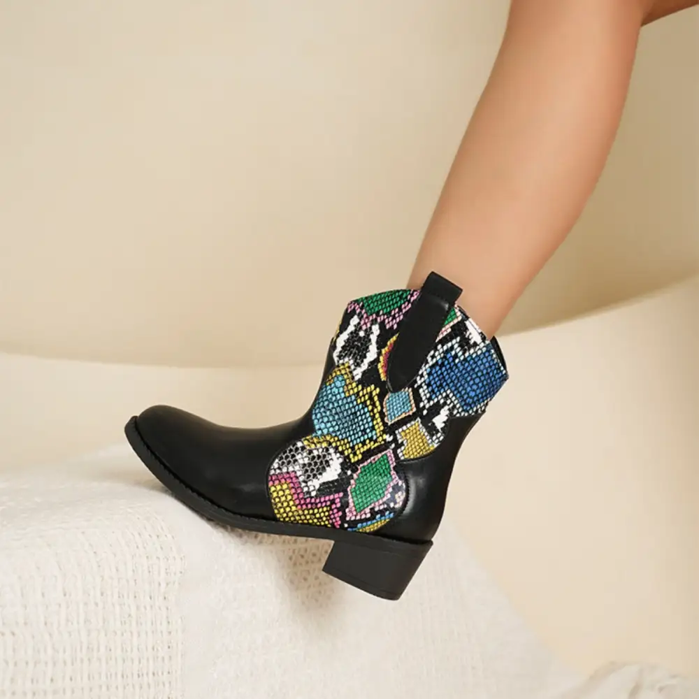 Pu Leather Boots