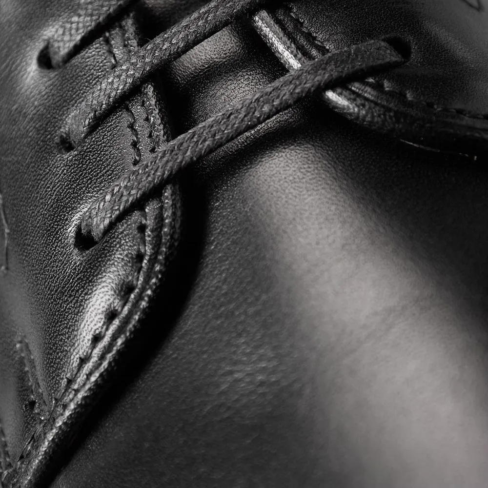 Commuting Style Leather Plain-toe Shoe