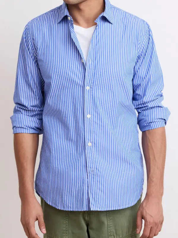 Casual Soft And Comfortable Simple Striped Shirt