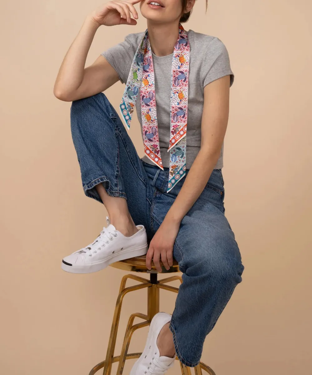 Versatile Styling Daily Silk Scarf