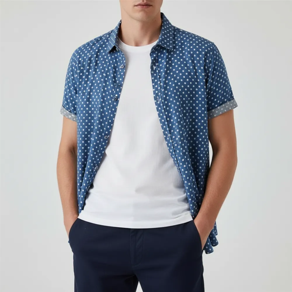 Relaxed Camp Collar Shirt