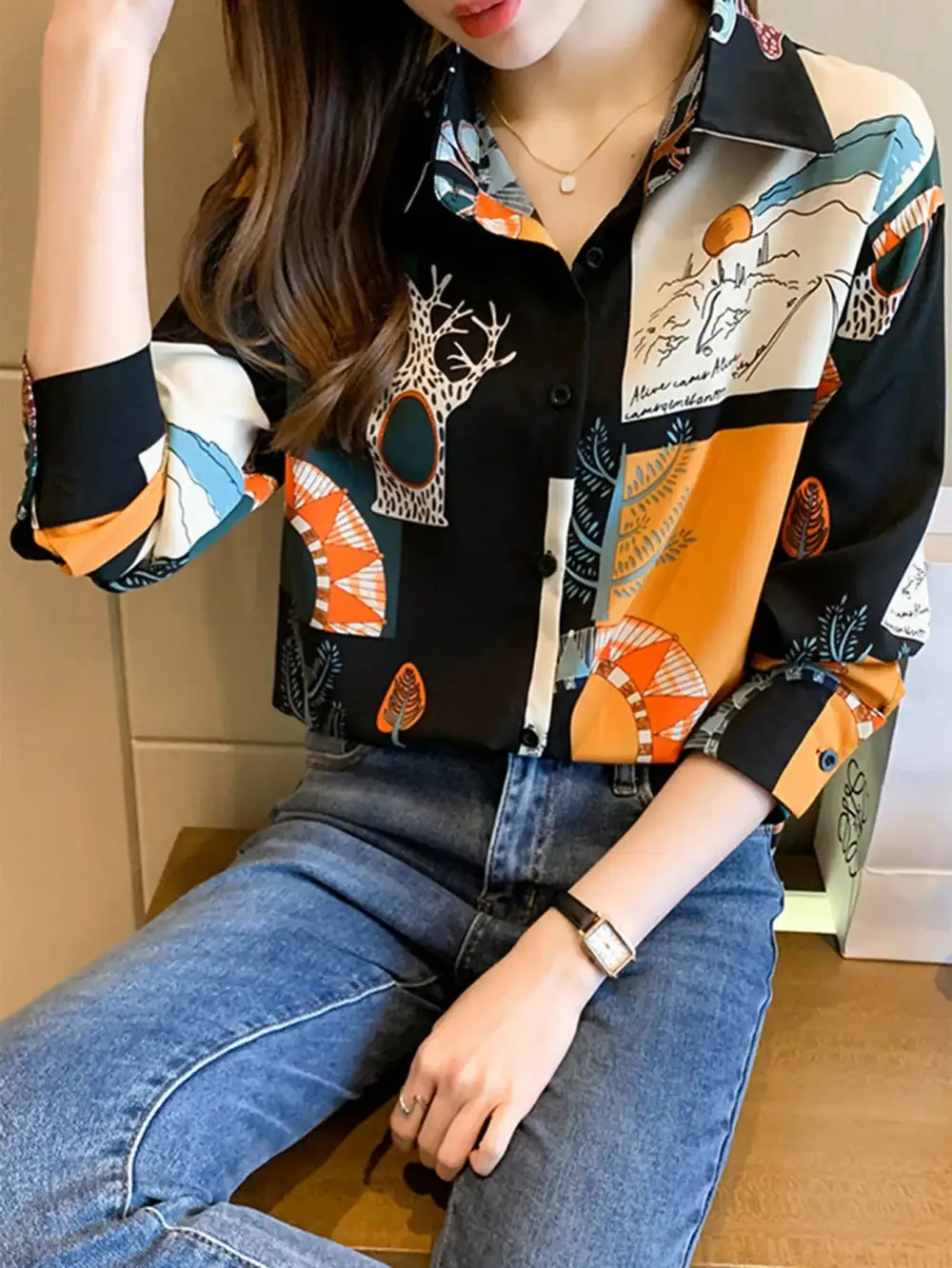 Tailored Print Printed Shirt