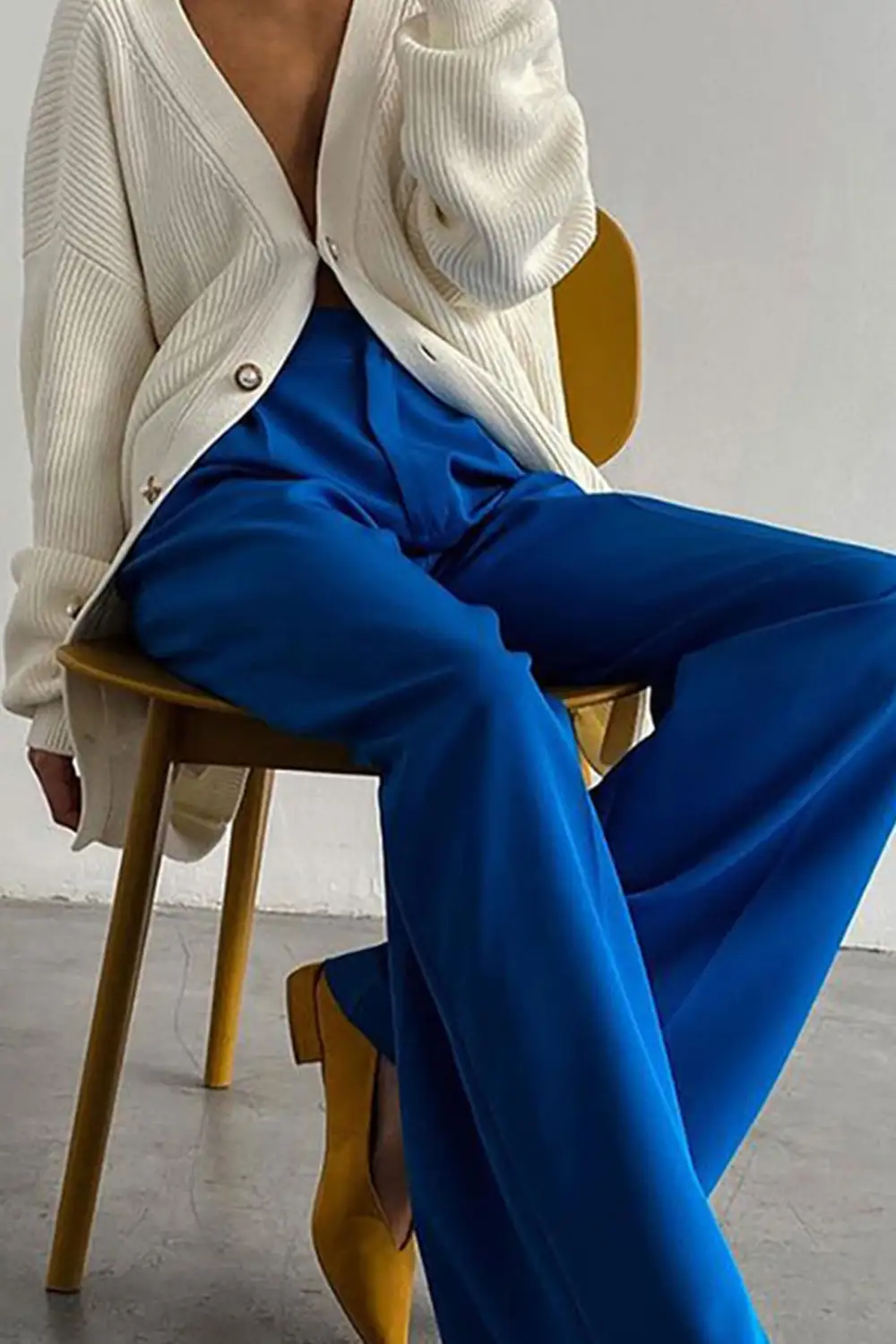 Relaxed Tailored Suit Pants