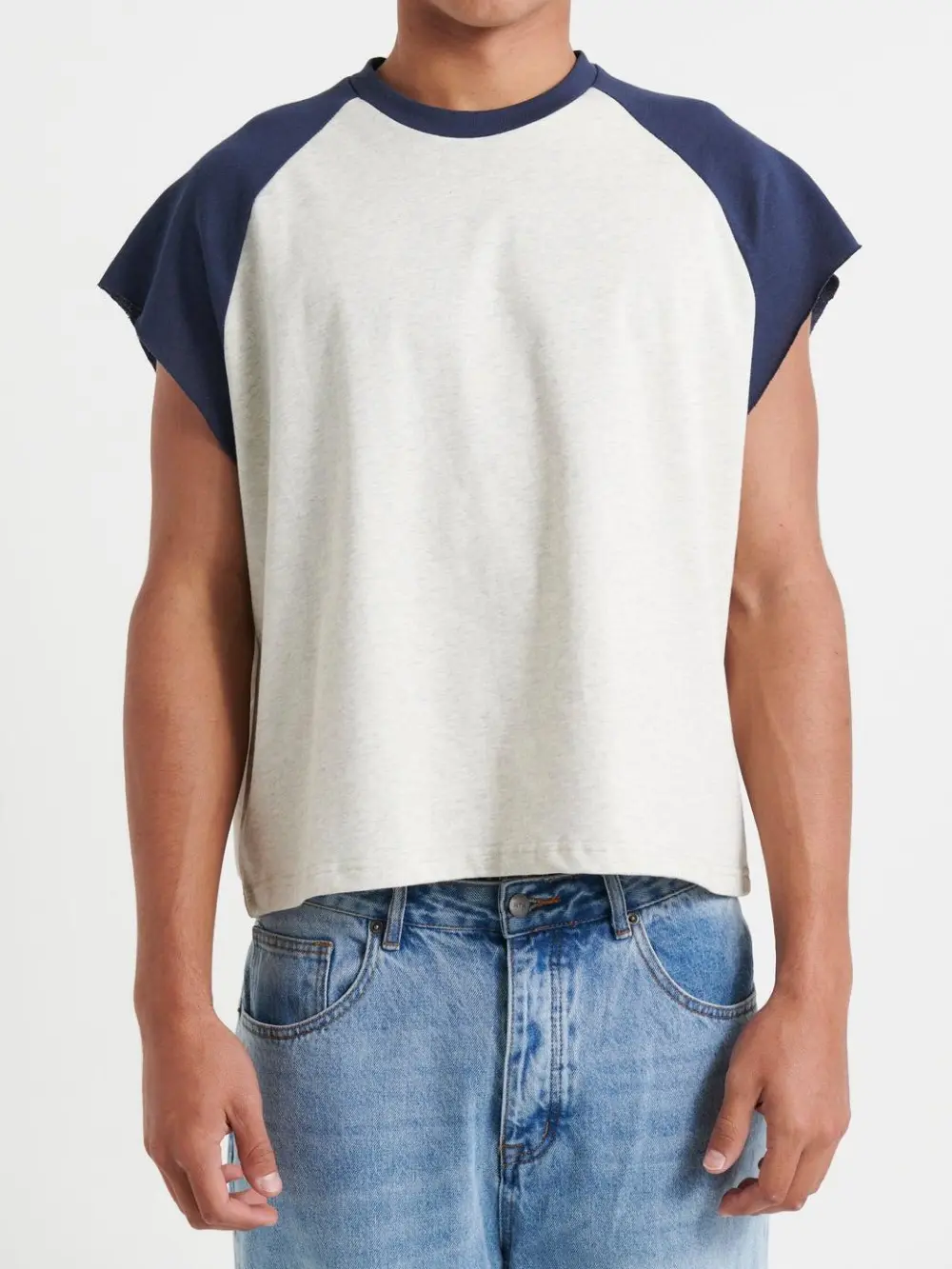 Comfortable And Soft Versatile Navy Blue Vest