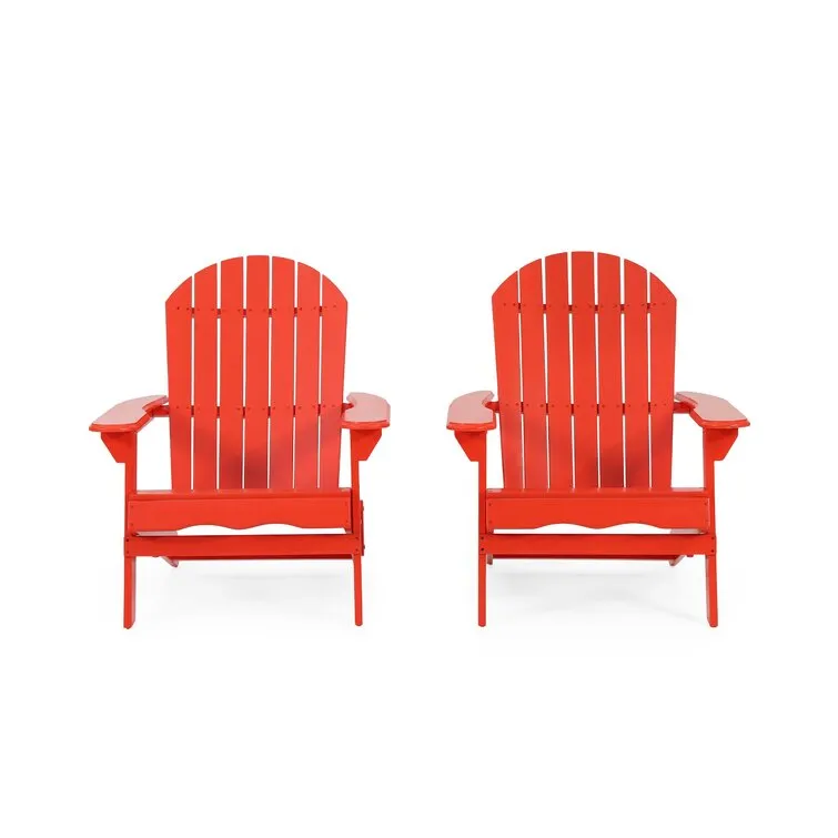 Woking Acacia Outdoor Adirondack Chair Set