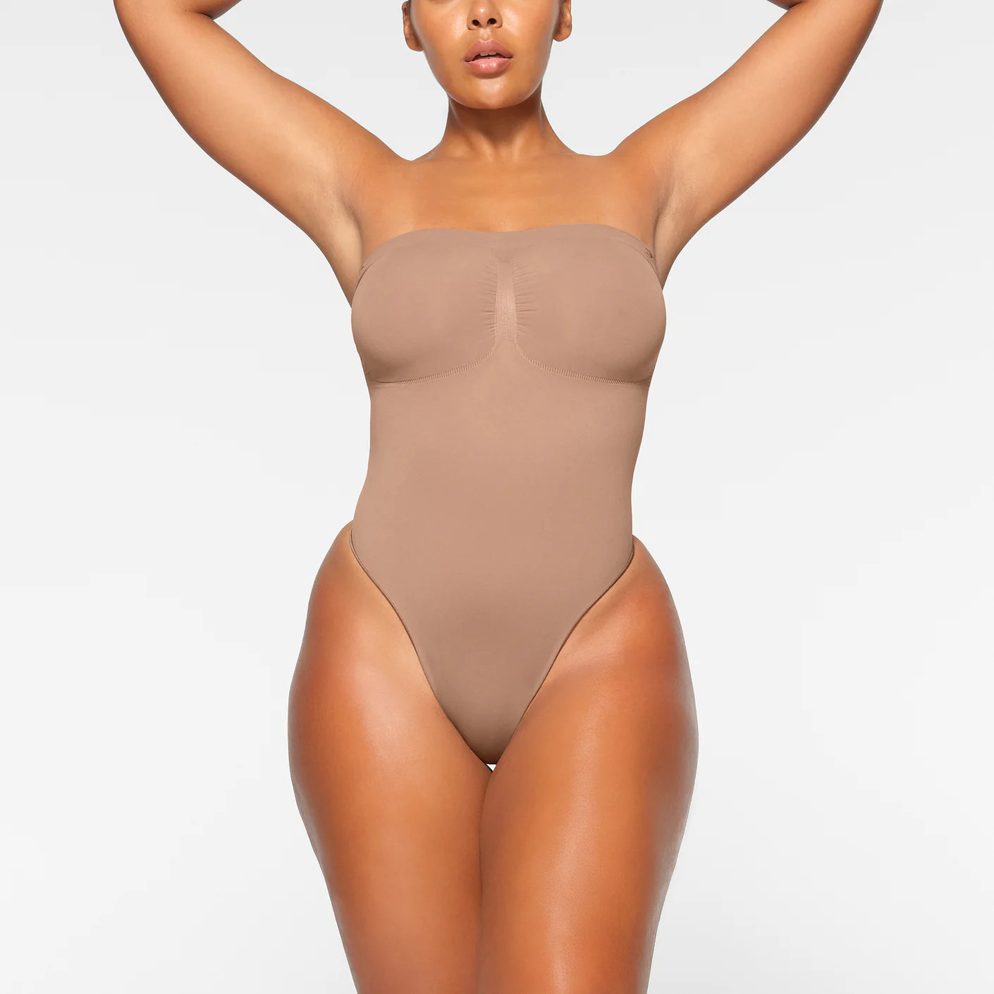 Strapless Thong Bodysuit