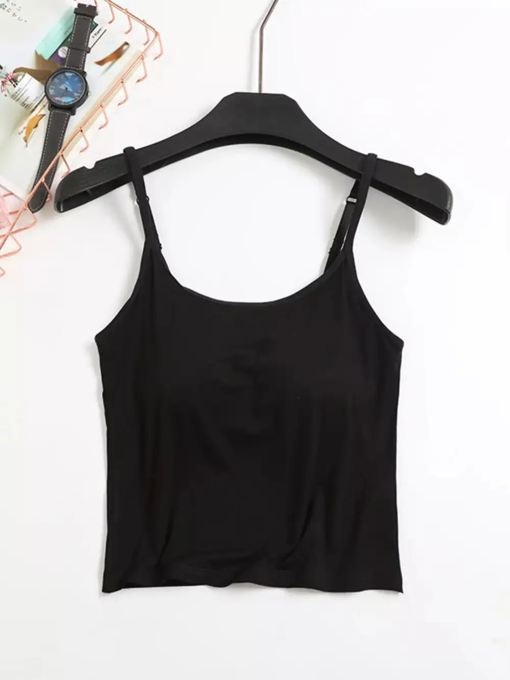Modal Adjustable Strap Padded Cami and Shorts Set