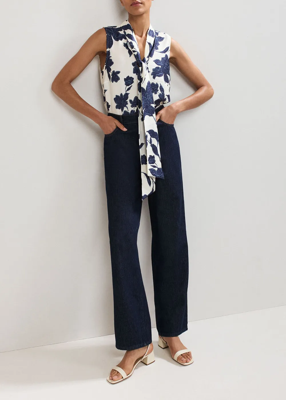Comfortable Underwear Blue Printed Ladies Shirt