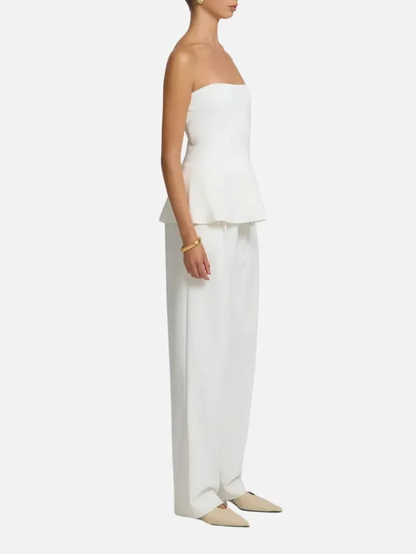 Plain Tube Top with Zipper