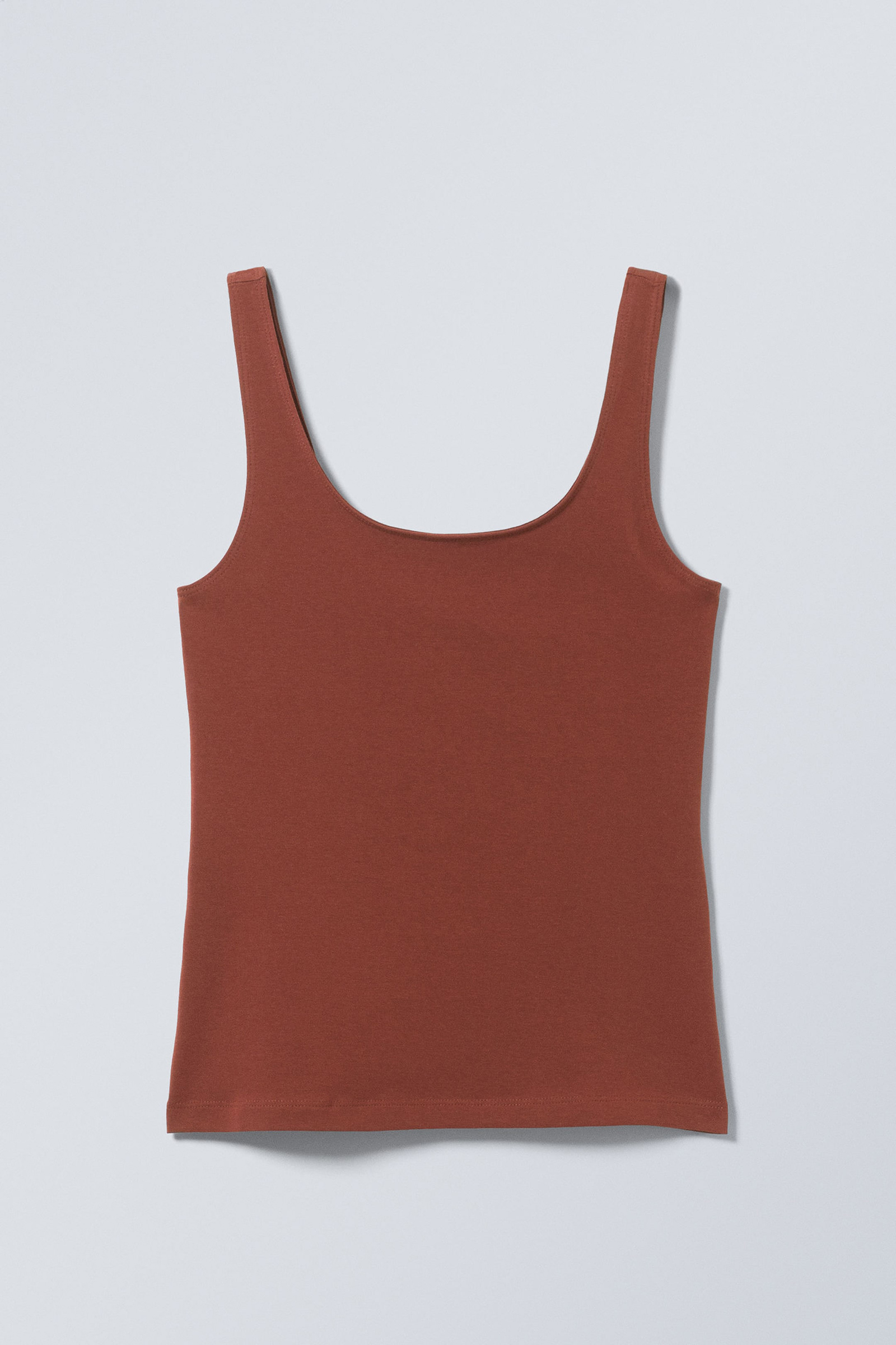 Plain Square Neck Tank Top