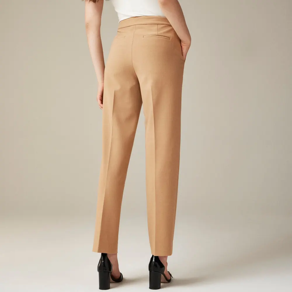 Straight-Leg Stretch Trousers
