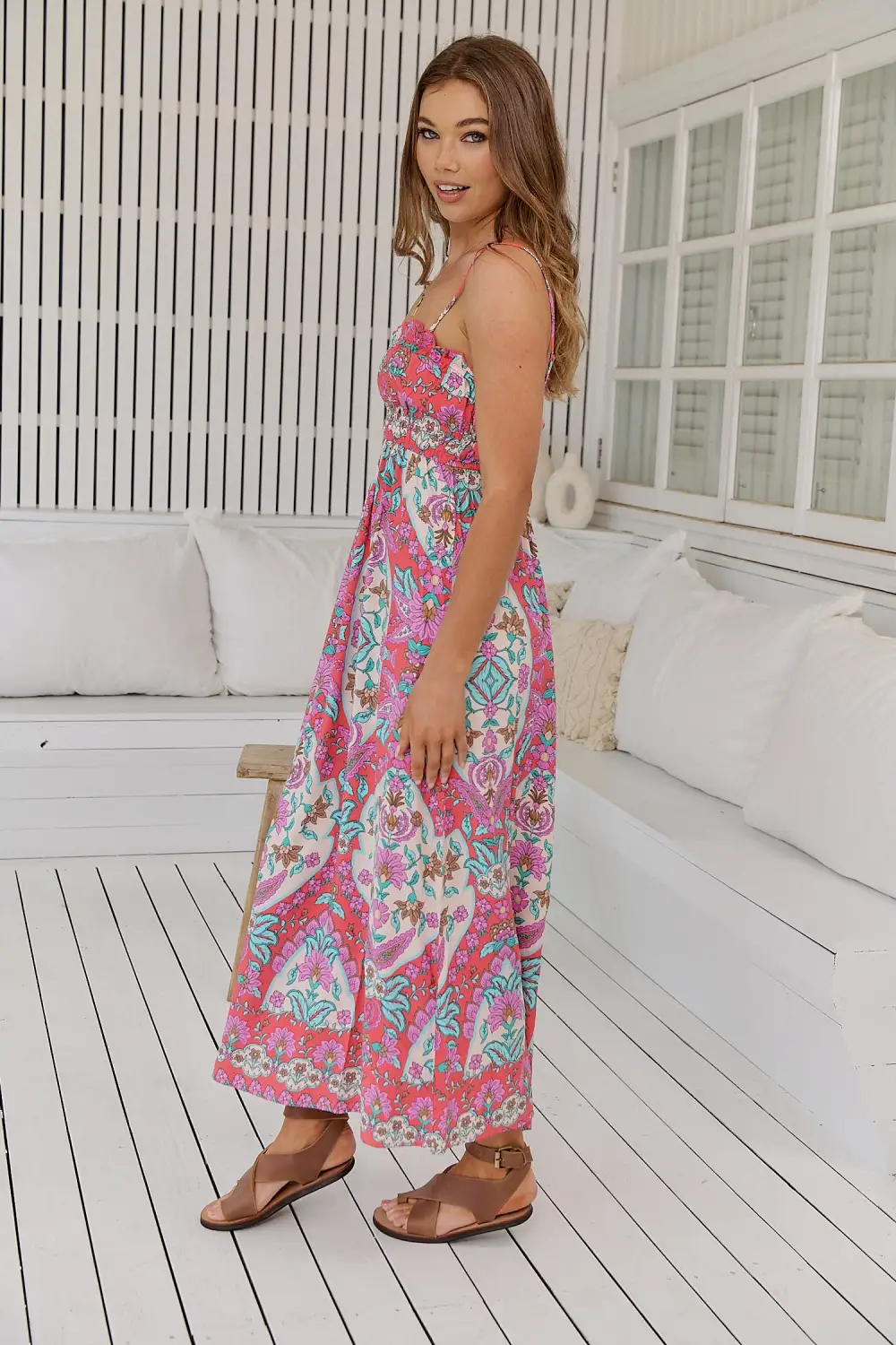 Cleo Maxi Dress - Daiquiri