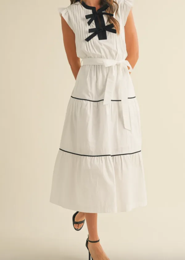 Tiered Detail Mini Dress