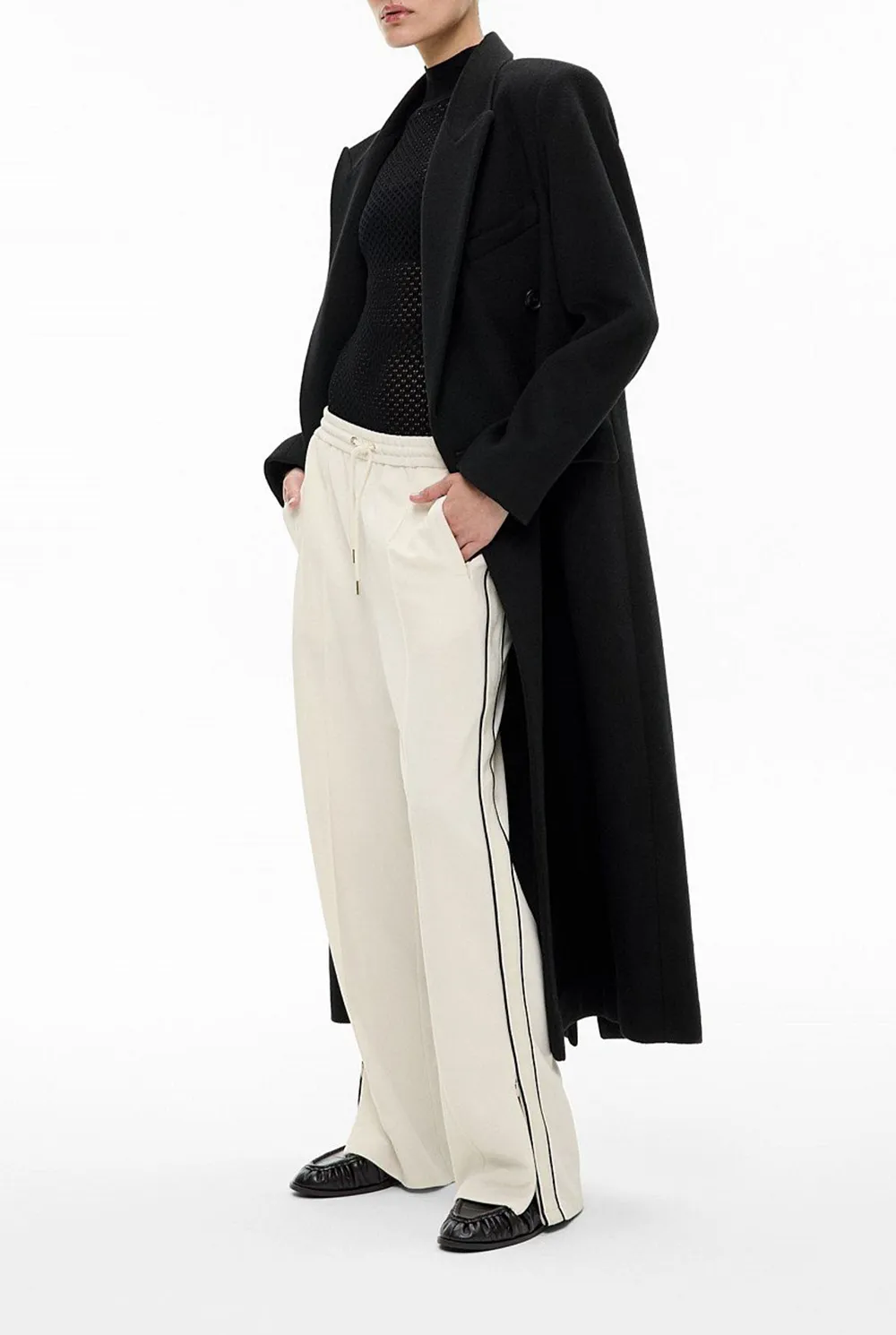 Contrast Color Striped Sweatpants