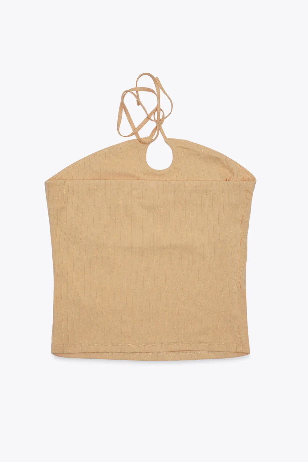 Cotton Halter Neck Cross Neck Vest