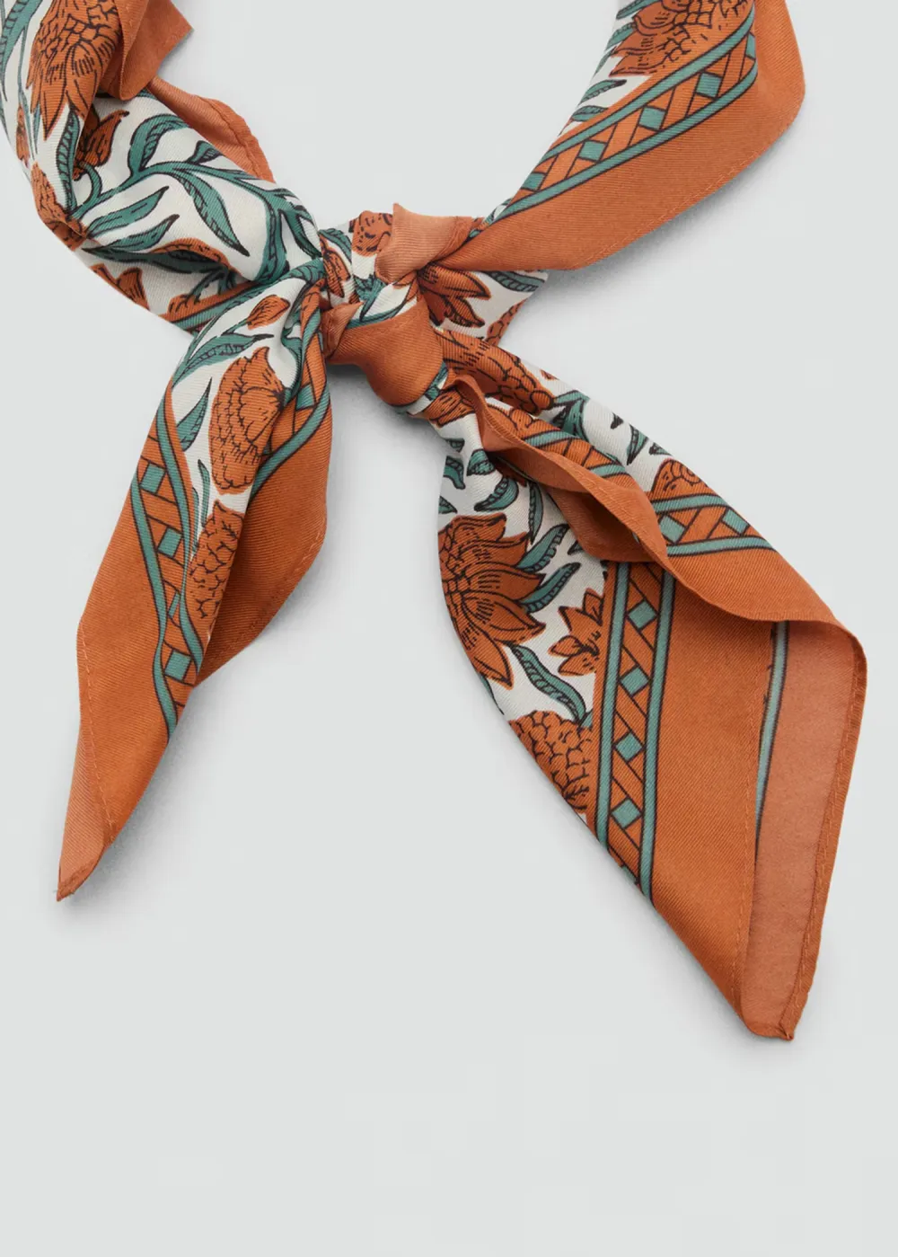 Casual Style Burnt Orange Scarf