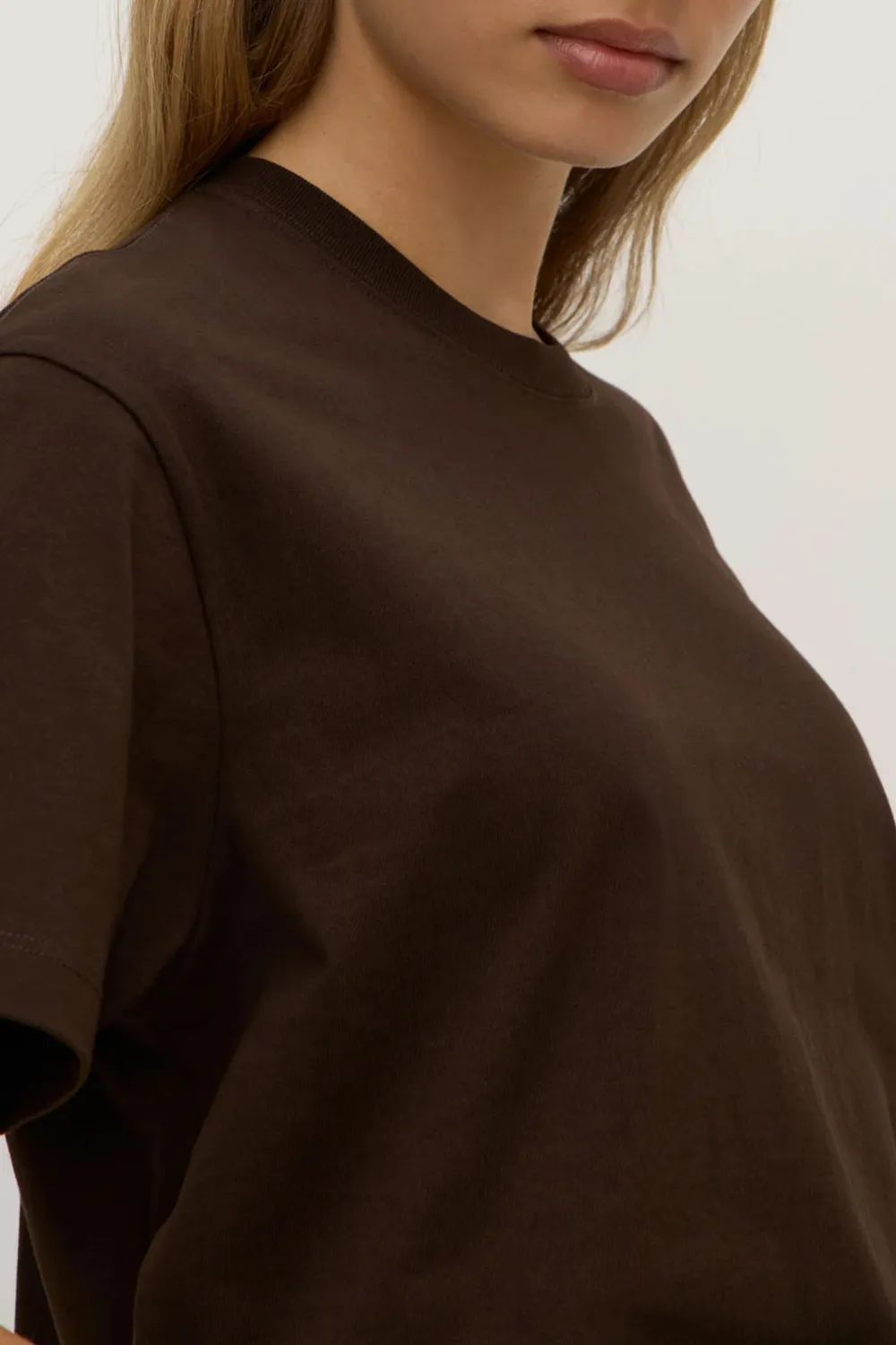 Pure Organic Cotton Round Neck Women's T-Shirt