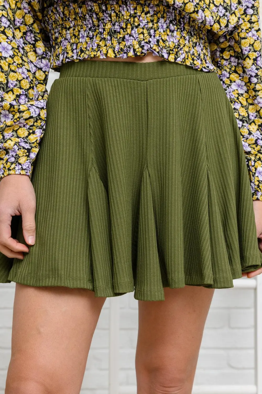 Ruffled Mini Skort