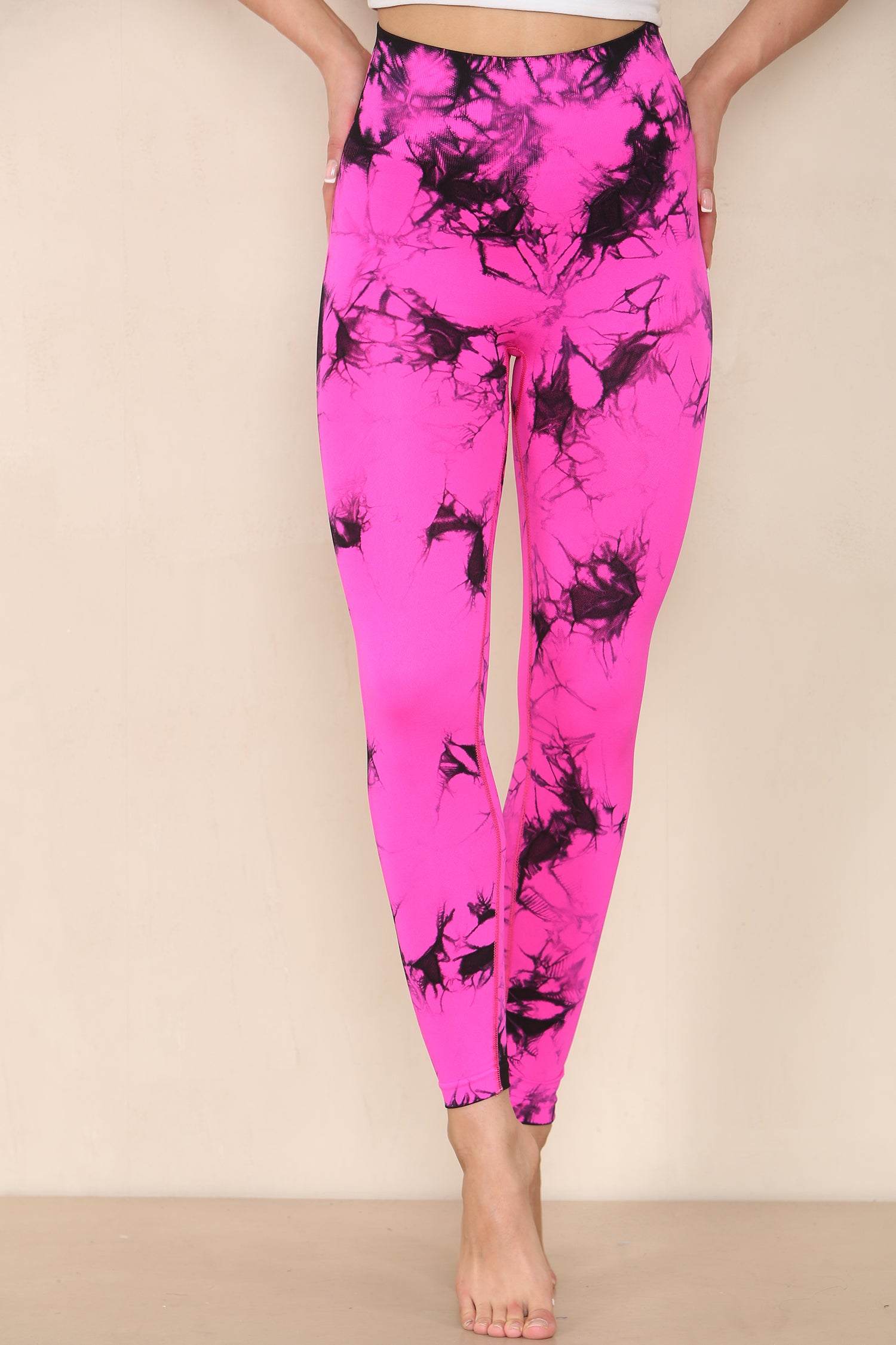 Tie Dye Print Bum Sculpt Leggings - Cecilia