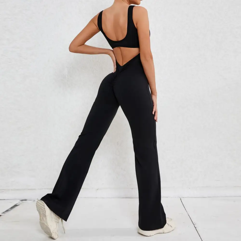 Flared Studio Yoga Jumpsuit