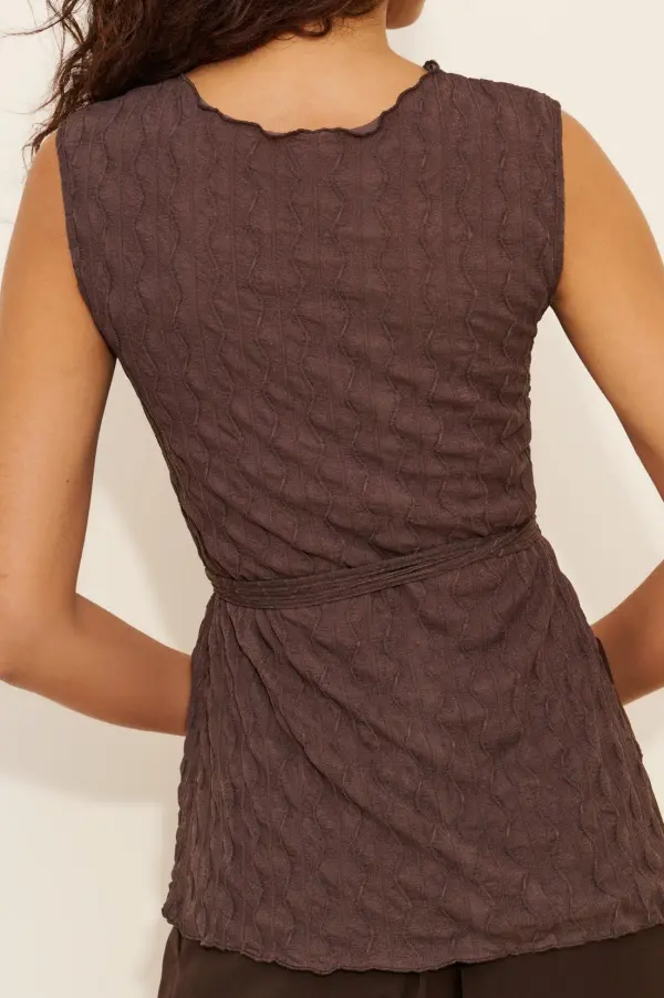Split Ruched Tunic