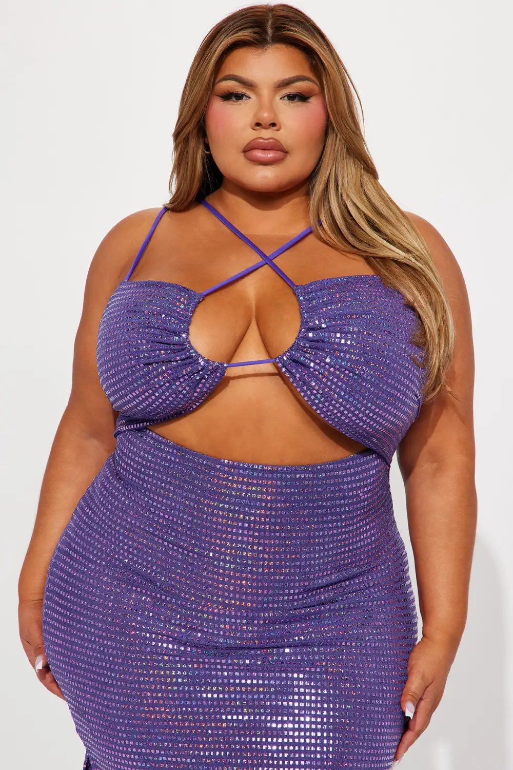 Tesoro Maxi Dress - Purple