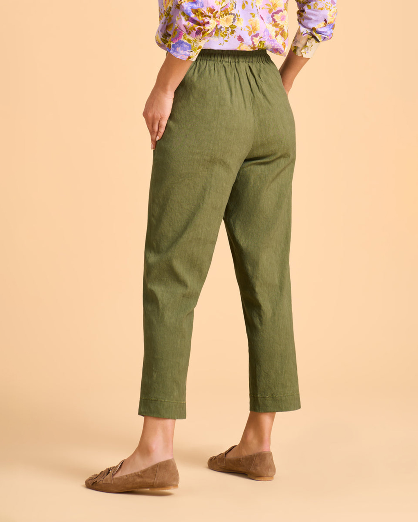 Slim Fit Ankle Length Pants
