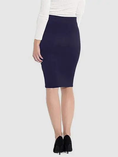 High-Waist Wrap Skirt