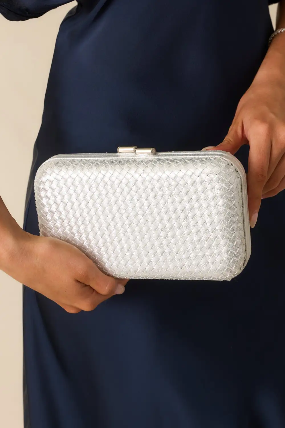 Woven Structured Handbag