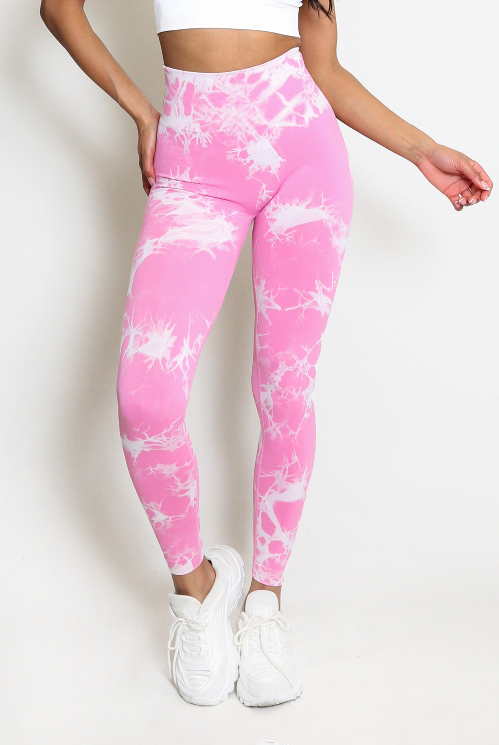 Tie Dye Print Bum Sculpt Leggings - Cecilia