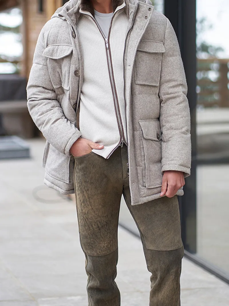 Men's Casual Oversized Coat Jacket